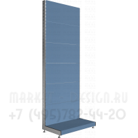 Базовый набор для пристенного металлического стеллажа глубиной 560мм.