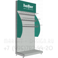 Перфорированный стеллаж для инструмента Heller