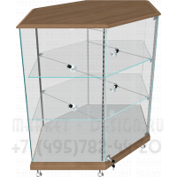 Прилавок шестиугольный угловой с рабочей поверхностью