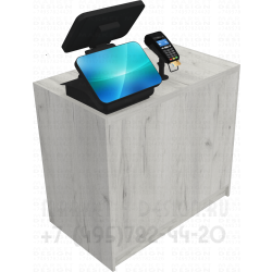 Кассовый прилавок с ящиком