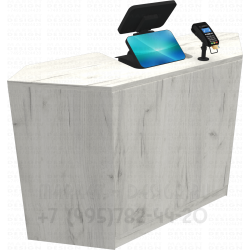 Угловой кассовый прилавок