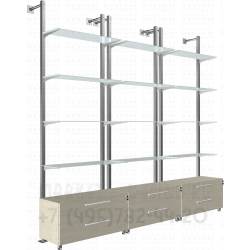Настенные стойки для парфюмерии и косметики