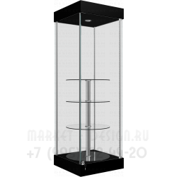 Витрины с вращающимся основанием