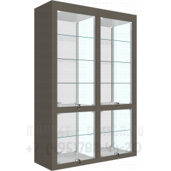 Витрины с встроенной подсветкой.серии Восход
