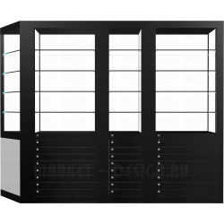 Витрины стеллажи. DIAMANT