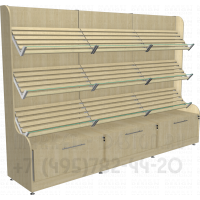 Стеллажи для хлебобулочных магазинов