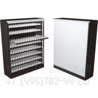 Торговый табачный шкаф с восьмью полками