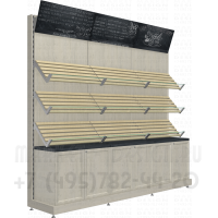 Комплект прилавков для продажи хлебобулочных изделий