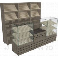 Комплект торгового оборудования для продажи хлеба
