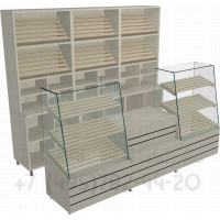 Набор торгового оборудования для продажи хлеба и выпечки