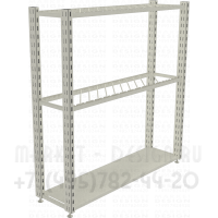 Двухуровневая стойка для тканей