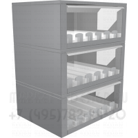 Модульный сигаретный шкаф собранный в три уровня