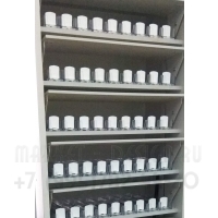 Табачный синхронный шкаф с восьмью уровнями полок