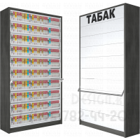 Шкаф для электронных сигарет с десятью уровнями полок