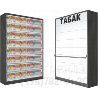 Шкаф для продажи электронных сигарет с восемью уровнями полок