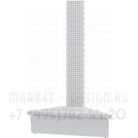 Базовый набор для стеллажа наружный угол с перфорацией