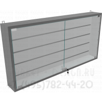 Настенная торговая витрина с экономпанелью