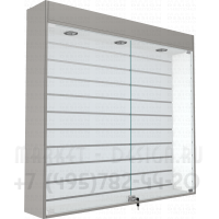 Витрина застекленная с экономпанелью для торговли