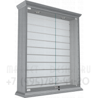 Застекленная витрина задняя стенка экономпанель с подсветкой