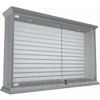 Витрина с экономпанелью и подсветкой