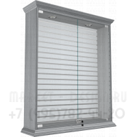 Витрина с экономпанелью в магазин с подсветкой