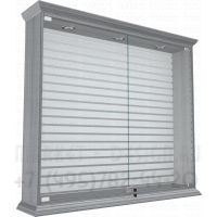 Торговая витрина задняя стенка эконом панель с подсветкой