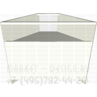 Торговый прилавок из профиля
