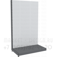 База торговая с металлической стенкой