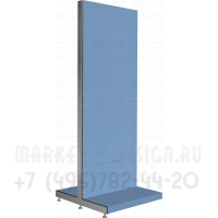 Базовый набор для островного металлического стеллажа глубиной 1060мм.