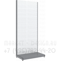 Базовый набор для перфорированного пристенного металлического стеллажа глубиной 560мм.
