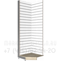 Базовый набор для стеллажа внутренний угол задняя стенка экономпанель