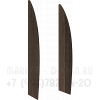 Торцевая декоративная стенка для одностороннего стеллажа 
