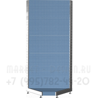 Стеллаж перфорированный металлический внутренний угол
