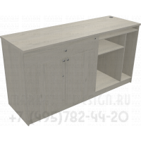 Кассовый прилавок с тумбой и полками для товаров