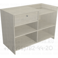 Кассовый прилавок с выдвижным ящиком