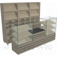 Комплект мебели для торговли выпечкой и хлебом