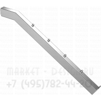 Кронштейн наклонный для навески на прямоугольную трубу серия сат