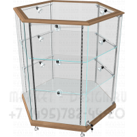 Торговый шестигранный прилавок