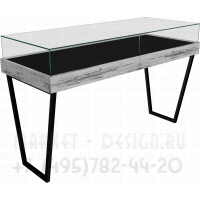 Лофт витрина прилавок на опорах