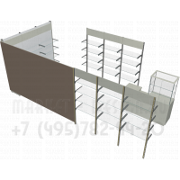 Мебель для торговли и демонстрации аксессуаров и косметики