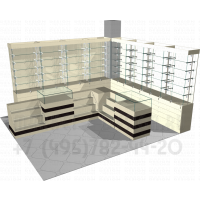 Мебель для торговли косметикой и парфюмерией в магазин