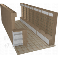 Мебель для торговли профессиональной косметикой
