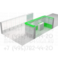 Мебель для торговли в аптечный киоск
