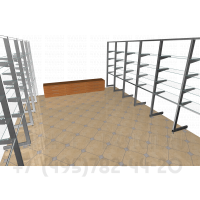 Мебель торговая для спортивного инвентаря
