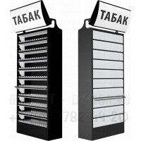 Металлический шкаф витрина с лайтбоксом