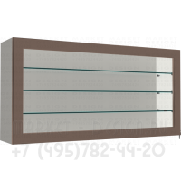 Настенная подвесная горизонтальная витрина