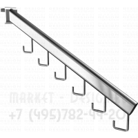 Навесной металлический кронштейн с крючками