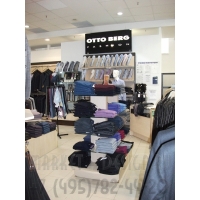 Оборудование торговое для магазина одежды OTTO BERG в ТЦ Добрынинский