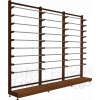 Односторонний стеллаж для продажи обоев вместе