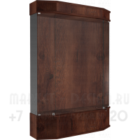 Остекленная витрина для хранения трех знамен